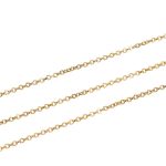 زنجیر دیپلمات سایز 04 طلایی